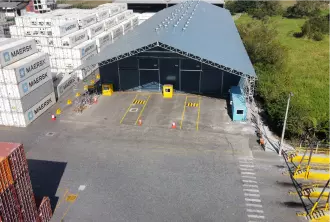 Aliança’s warehouse in Itajaí.
