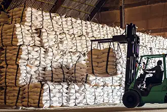 Aliança’s warehouse in Paranaguá.