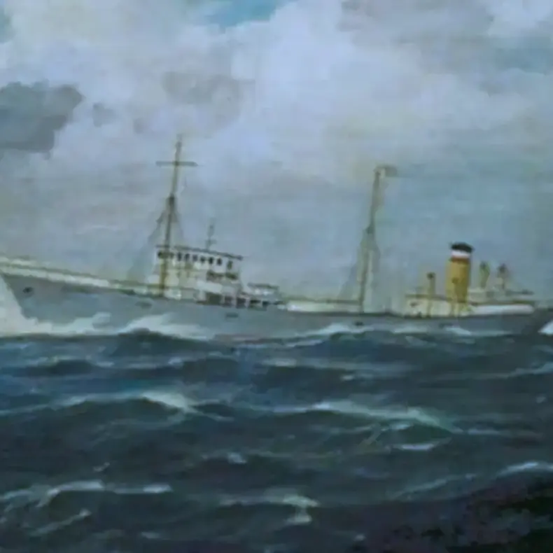 Aliança container ship sailing.